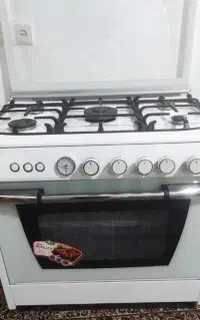اجاق گاز طرح فر مدل سپیدارنونو مناسب عروس و جهیزیه