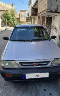 پراید نقره ای مدل ۱۳۸۸