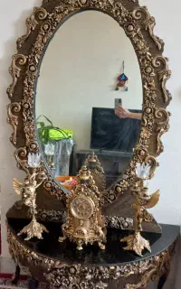 آینه و شمعدان