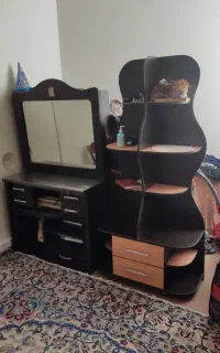 میز آرایش و کتابخانه MDF