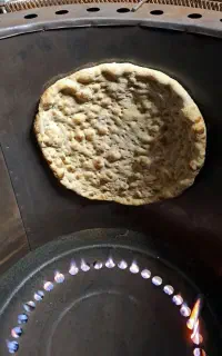 تنورگازی تمیزوسالم درحال پخت