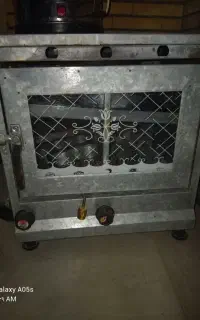 تنور گازی ۲طبقه تمام استیل