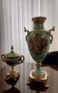 گلدان و شکلات خوری چینی آنیل