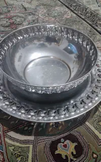 میوه خوری وشیرینی خوری برنجی قدیمی