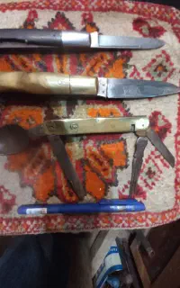 چاقو قدیمی ودستساز