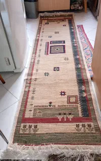 فرش گبه ماشینی ۳×۱ متر