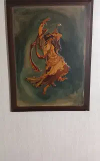 تابلو معرق شده کاملا با چوب