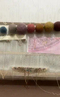 فرش نیمه کاره