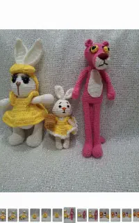 عروسک های دستبافت