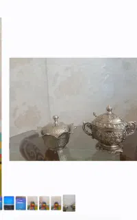 قندان فلزی سیلور