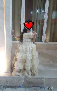 لباس عروس بسیار شیک و سالم درحد نو