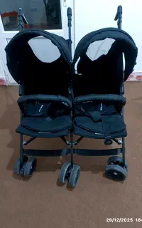کالسکه دوقلوقیمت 5تومن نو