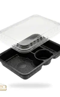 ظرف یکبار مصرف غذا رستورانی سلف چندخانه پک افطار