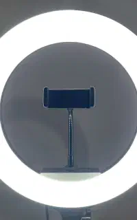 رینگ لایت حرفه‌ای ۳۶ وات dimmable + سه‌پایه بلند