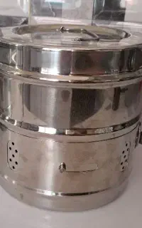 بیکس استیل درب دار(ظرف استریل )