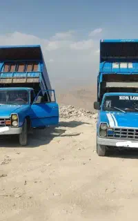 حمل نخاله ومصالح ساختمان با نیسان خاوراجاره بابکت