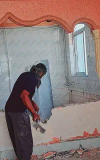 خدمات تخریب کاری و کاشی کاری صفرتاصد با ابزار کامل