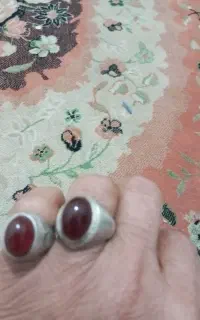 انگشتر عقیق قدیمی دست ساز