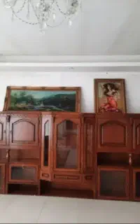 کابینت تمام چوب دارای بوفه