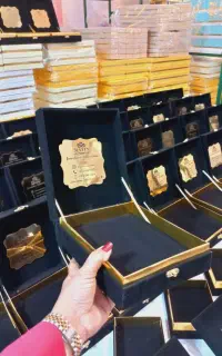 جعبه سرویس مخمل مشکی