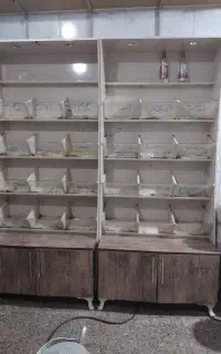 دوعددبوفه ومیز وصندلی