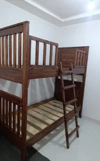 سرویس عروس و تخت خواب چوبی