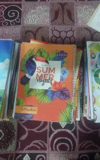 دفتر ، کیف، جامدادی، همه نو و سالم