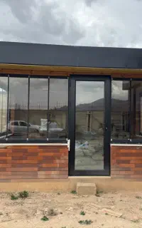 تولید درب پنجره upvc بالکن شیشه جمعشو سکوریت توری