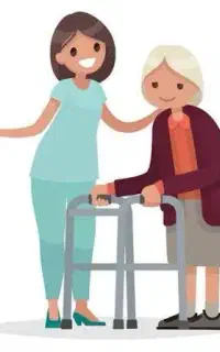 پرستار سالمند خانم