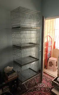 فروش قفس چهار خان در حد نو