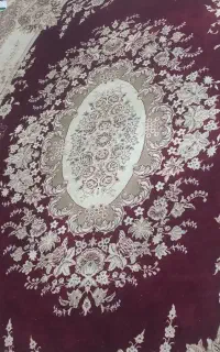 دو عدد فرش قرمز شیش متری