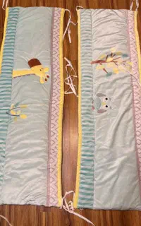 رختخواب و  روتختی قابل نصب به دور تخت کودک رز برن