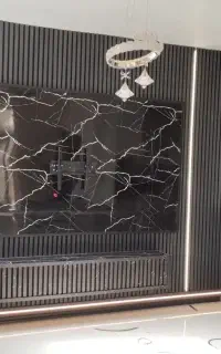 کاغذ دیواری تی وی وال قاب بندی