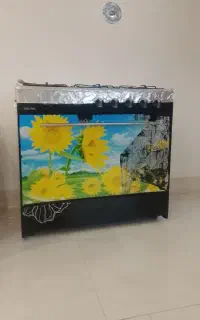 گاز طرح فر 5شعله سالم سالم در حد نو
