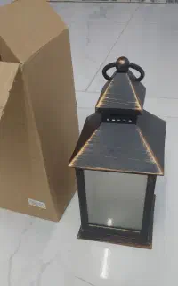 چراغ خواب نو به شکل فانوس و ریسه نور رنگی