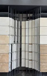 کاشی سرامیک خاک قرمز و پرسلان 120*40 لعاب براق مات
