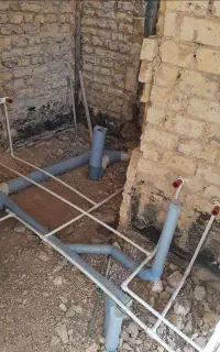 لوله کشی آب و فاضلاب و جوشکاری سیار