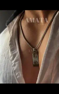 گردنبند چشم یار / حکاکی دلخواه فقط ۸۹۰