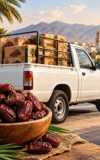 همکاری با وانت‌دار جهت پخش و فروش خرما