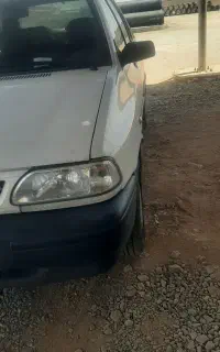 پراید دوگانه سفید مدل 95