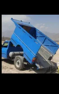 نیسان کمپرسی حمل خاک نخاله همراه با کارگر ماهر