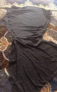 2عددچادر جنس کرپ دوخته آماده درجه یک قد۱۸۰