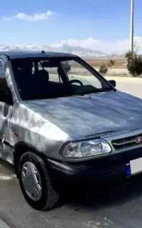 پراید ۸۹ دوگانه شاسی سالم نقره ای