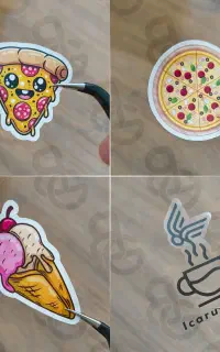 چاپ انواع لیبل دایره و قالب دلخواه