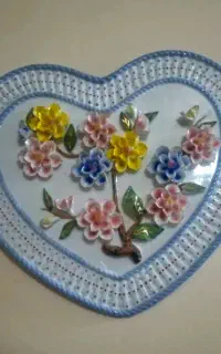 تابلو قلب طرح برجسته شکوفه