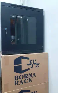 رک شبکه دیواری 12 یونیت