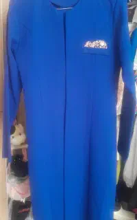 مانتو آبی کاربنی