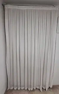 پرده حریر ساده