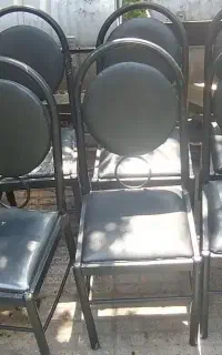 ۱۲ عدد صندلی فلزی