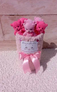 boket tedi ، آماده همراه با تاج و گل